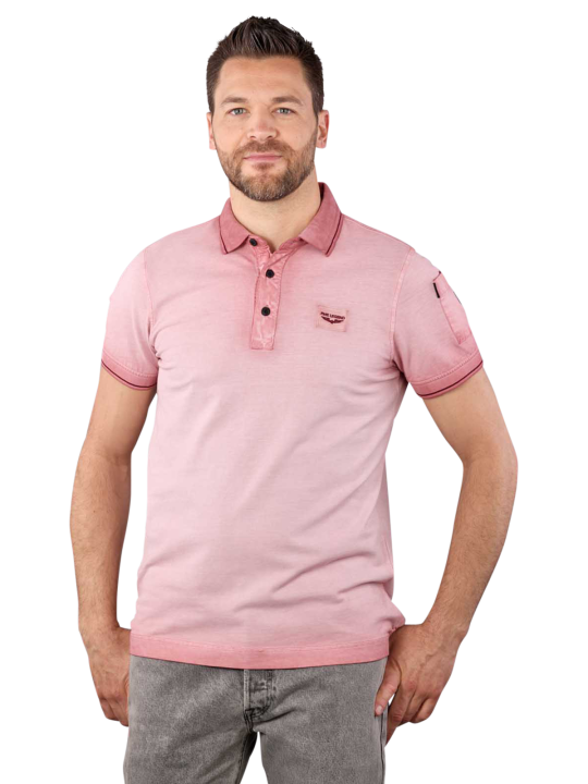 PME Legend Short Sleeve Polo Shirt Light Pique Herren Polo Shirt