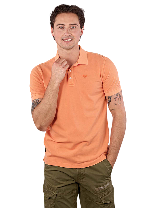 PME Legend Poloshirt Regular Fit Pique Garment Dye Herren Polo Shirt