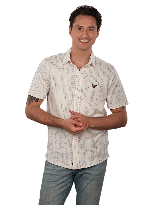 PME Legend Short Sleeve Shirt Print On Pique Men's Shirt