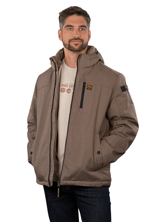 PME Legend Strator Jacket Semi Long Melange Twill Herren Jacke