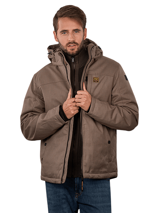 PME Legend Strator Jacket Semi Long Melange Twill Veste Homme