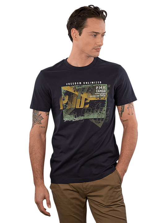 PME Legend T-Shirt Crew Neck Single Jersey Herren T-Shirt