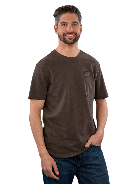 PME Legend T-Shirt Round Neck Jacquard Striped Men's T-Shirt