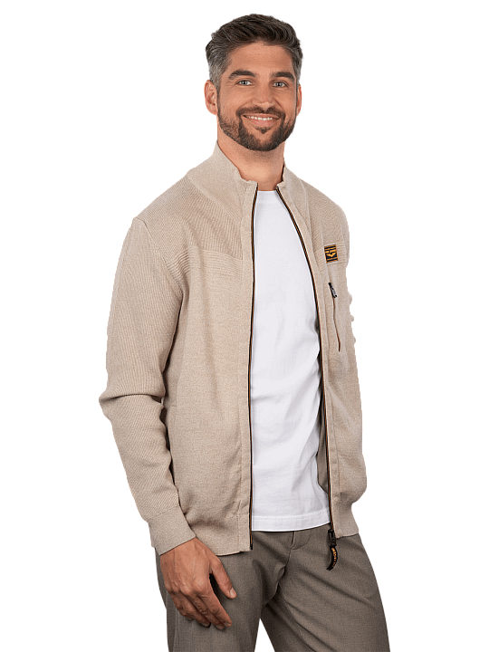 PME Legend Zip Jacket Cotton Double Face Herren Pullover