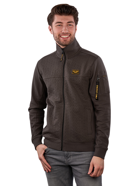 PME Legend Zip Jacket Jacquard Interlock Pullover Homme