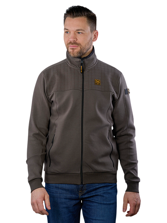 PME Legend Jacket Zip Spacer Look Sweat Herren Pullover