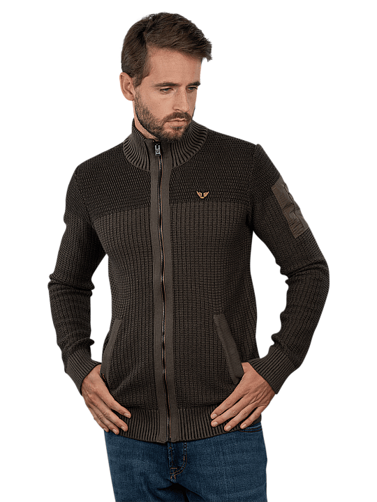 PME Legend Zip Jacket Structure Men's Sweater