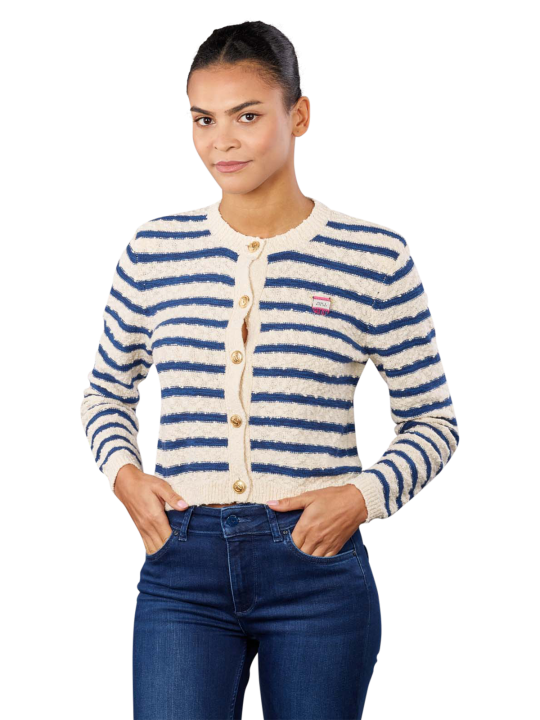 Scotch & Soda Breton Stripe Cardigan Women's Sweater