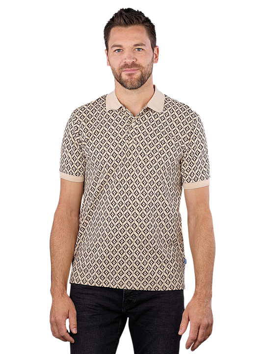 Scotch & Soda Allover Print Polo Shirt Regular Fit Herren Polo Shirt