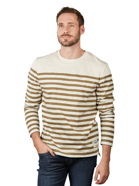 Scotch & Soda Breton Stripe T-Shirt Long Sleeve Herren T-Shirt