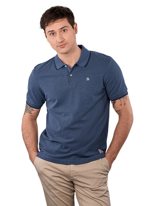 Scotch & Soda Melange Polo Reglular Herren Polo Shirt