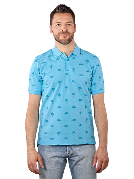 Scotch & Soda Minimal Printed Polo Shirt Short Sleeve Herren Polo Shirt