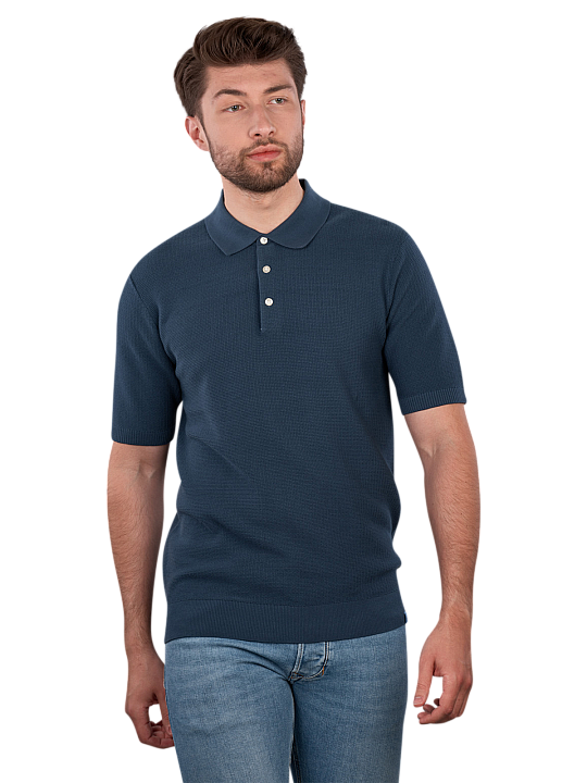 Scotch & Soda Polo Shirt Structured Knit Men's Polo Shirt