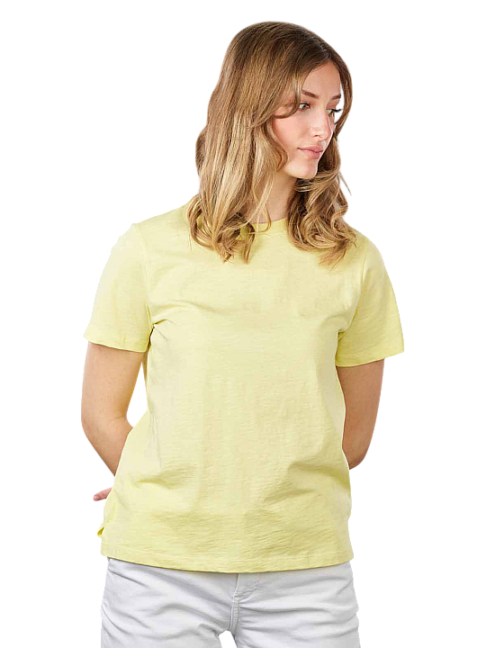 Scotch & Soda Regular Fit T-Shirt Splitted Hem Damen T-Shirt