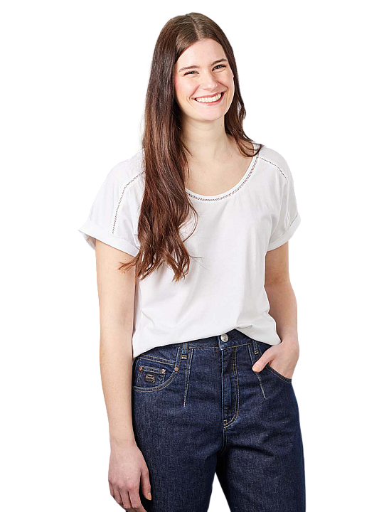 Scotch & Soda Scoop Neck T-Shirt Damen T-Shirt