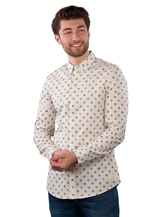 Scotch & Soda Shirt Slim Fit Microprint Chemise Homme