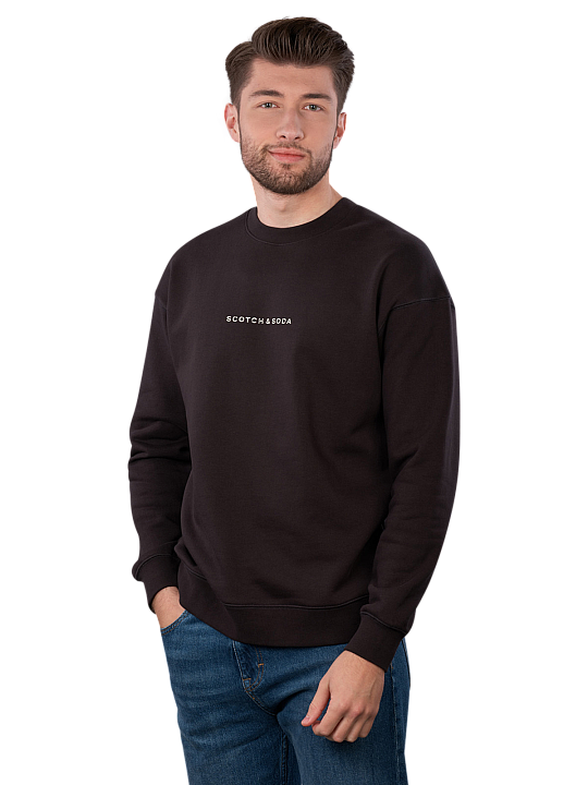 Scotch & Soda Sweater Core Logo Front Herren Pullover