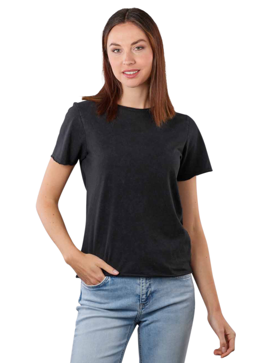 Scotch & Soda Washed Embroidered T-Shirt T-Shirt Femme