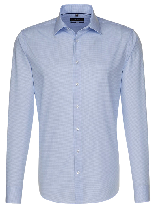 Seidensticker Hemd Shaped Fit Kent Bügelfrei Herren Hemd