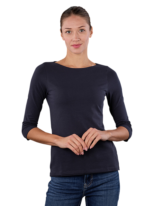 Thylie Bridget T-Shirt 3/4 Sleeve Boat Neck Damen T-Shirt