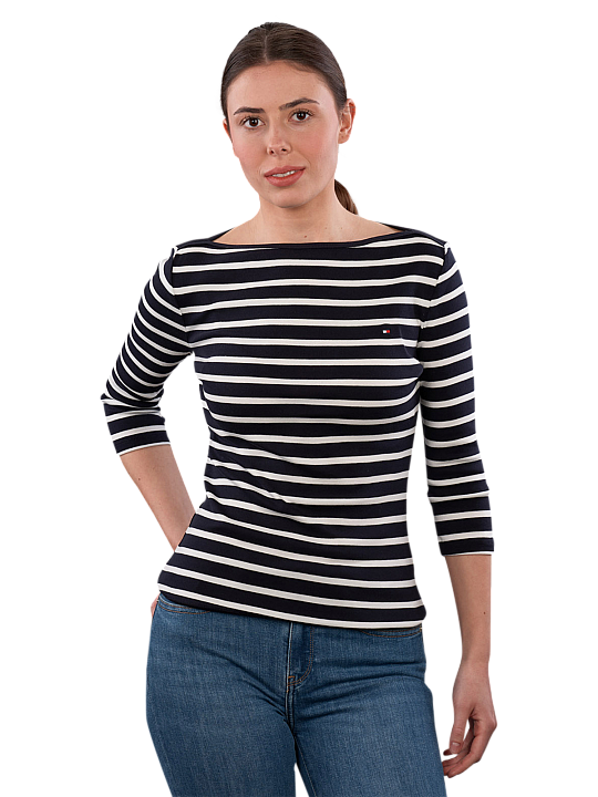 Tommy Hilfiger Cody T-Shirt 3/4 Sleeve Striped Women's T-Shirt