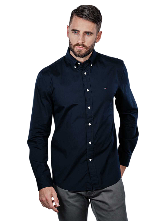 Tommy Hilfiger Core Flex Poplin Shirt Herren Hemd