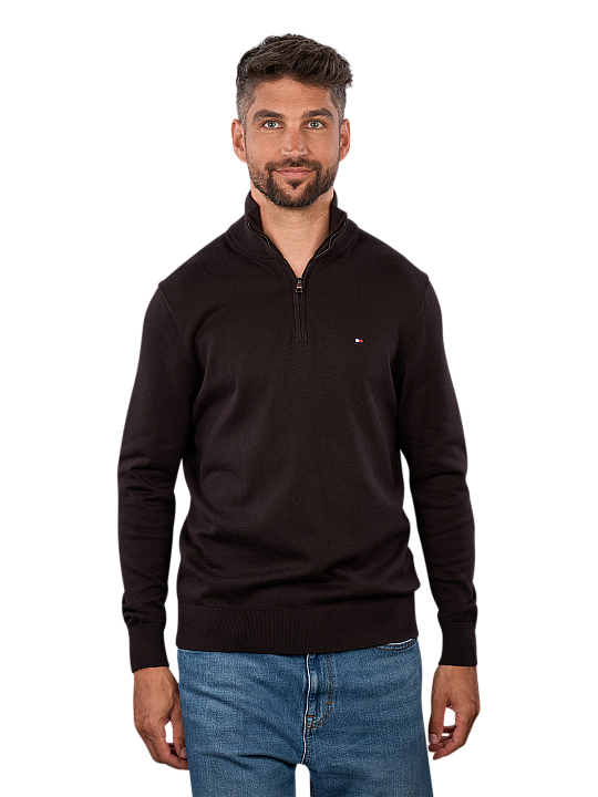 Tommy Hilfiger Essential Pullover Zip Mock Pullover Homme