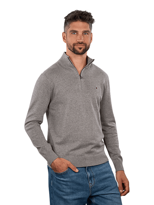 Tommy Hilfiger Essential Pullover Zip Mock Pullover Homme