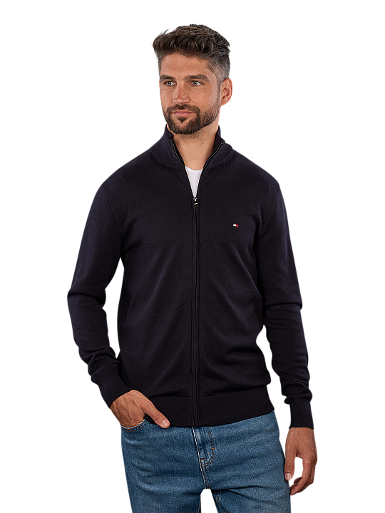 Tommy Hilfiger Essential Pullover Zip Thru Herren Pullover