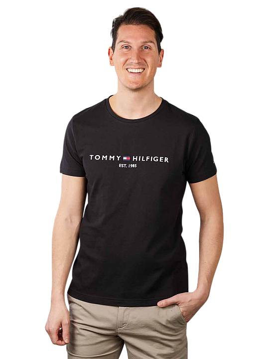 Tommy Hilfiger Logo T-Shirt Crew Neck Herren T-Shirt