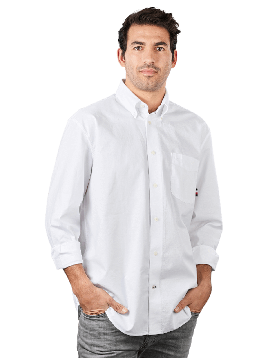Tommy Hilfiger Oxford Shirt Long Sleeve Men's Shirt