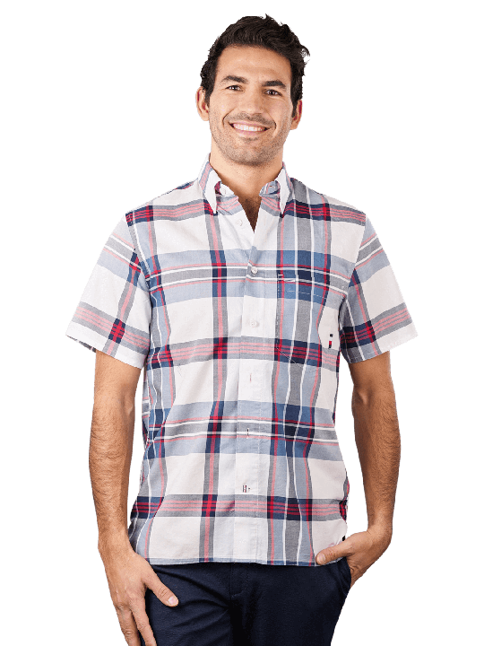 Tommy Hilfiger Oxford Shirt Short Sleeve Men's Shirt