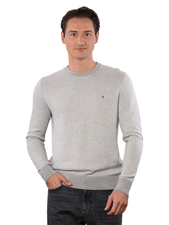 Tommy Hilfiger Pima Cash Pullover Herringbone Herren Jacke