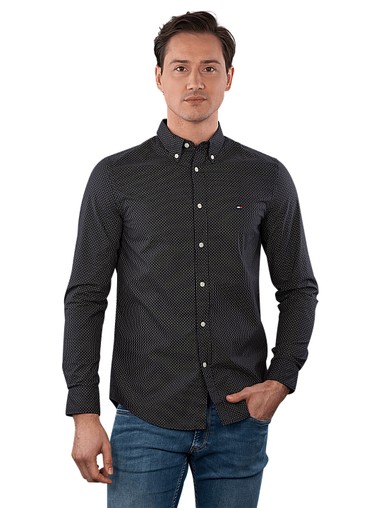 Tommy Hilfiger Shirt Flex Poplin Chemise Homme