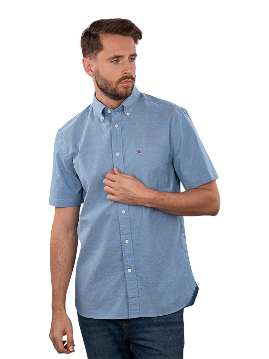 Tommy Hilfiger Shirt Short Sleeve Light Oxford Chemise Homme