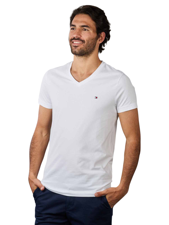 Tommy Hilfiger Slim T-Shirt V-Neck Herren T-Shirt