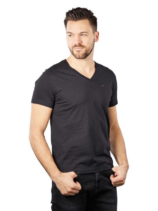 Tommy Jeans Jersey T-Shirt V-Neck Herren T-Shirt
