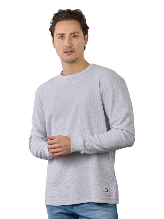 Tommy Jeans Long Sleeve Waffle T-Shirt Regular T-Shirt Homme