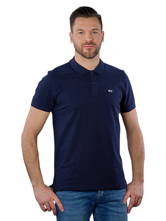 Tommy Jeans Placket Polo Slim Herren Polo Shirt