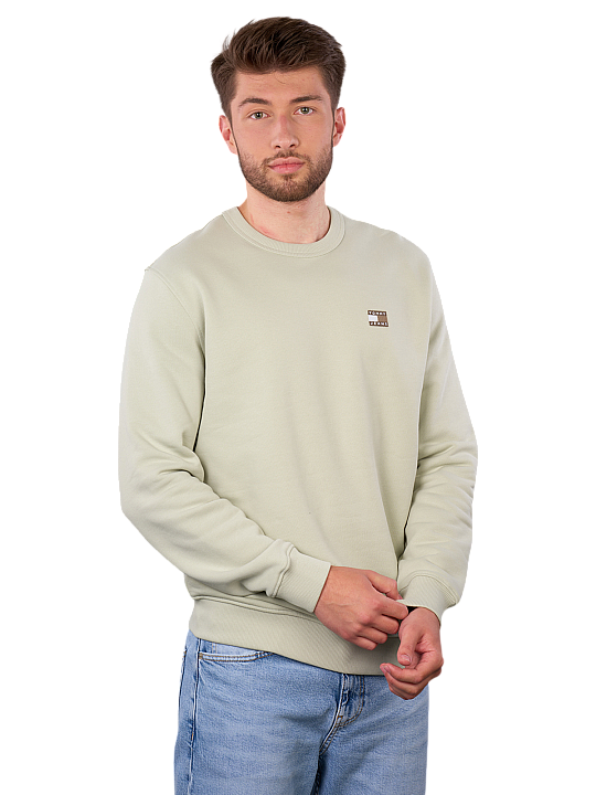 Tommy Jeans Regular Badge Pullover Crew Neck Herren Pullover