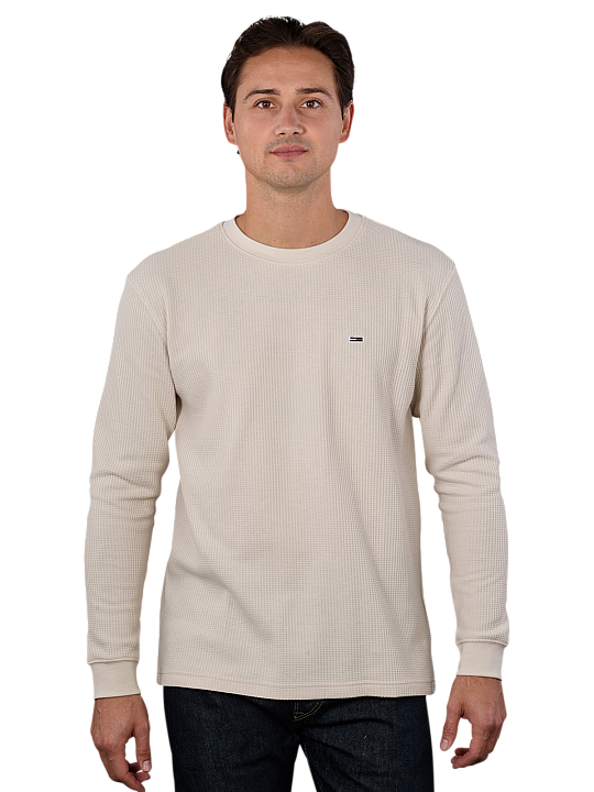 Tommy Jeans Regular T-Shirt Waffle Herren T-Shirt