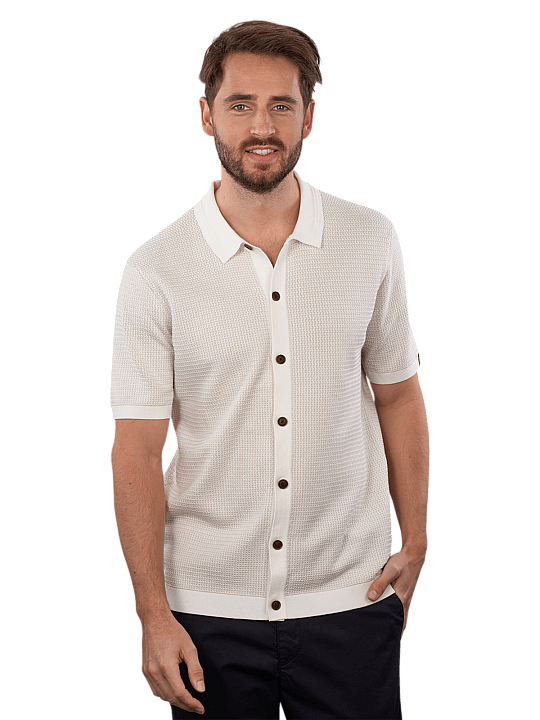 Vanguard Cardigan Short Sleeve Button Pullover Homme