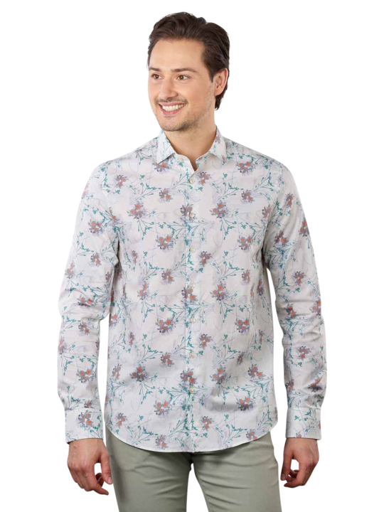Vanguard Long Sleeve Shirt Flower Printed Herren Hemd