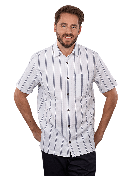 Vanguard Shirt Short Sleeve Dobby Stripe Herren Hemd