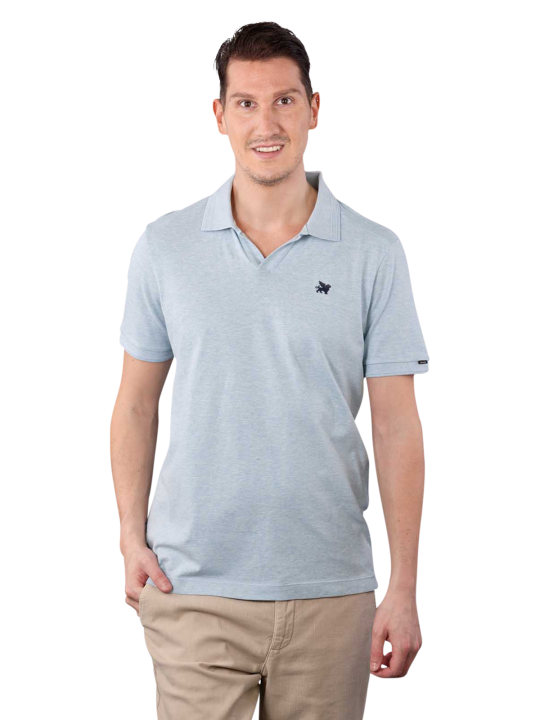 Vanguard Short Sleeve Polo Shirt Open Collar Chemise Polo Homme