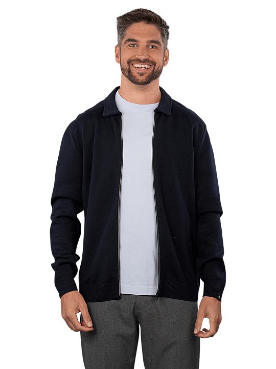Vanguard Zip Jacket Wool Blend Bonded Herren Pullover