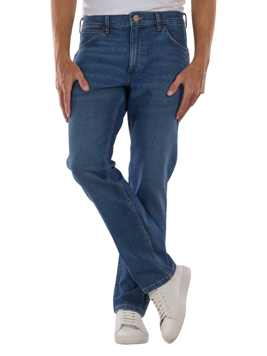 Wrangler Greensboro Jeans Modern Straight Fit Jeans Homme