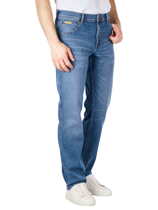 Wrangler Texas Slim Jeans Straight Fit Men's Jeans