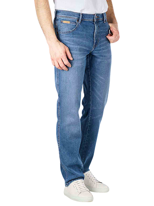 Wrangler Texas Slim Jeans Straight Fit Herren Jeans