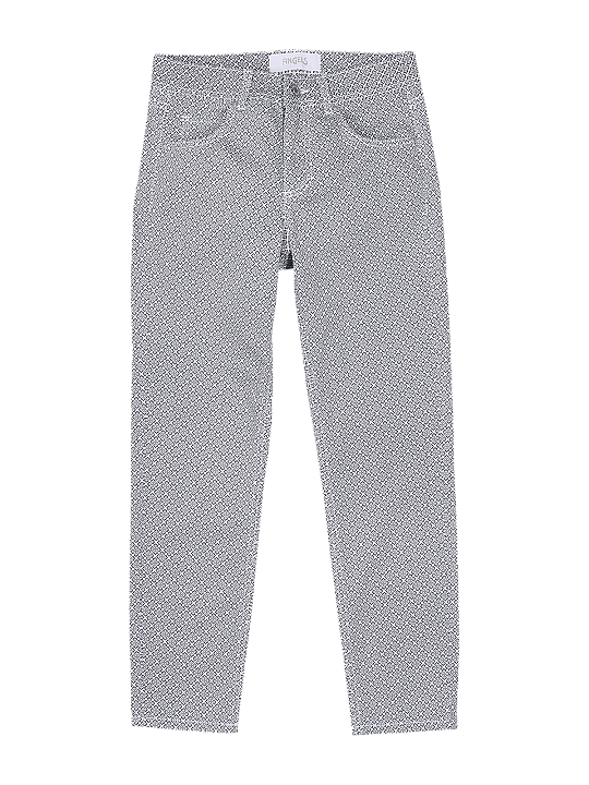 Angels Ornella 5-Pocket Pants Abstract Floral Tiles Women's Pant